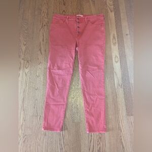 Madewell Women's Coral Jeans 33T 9" High-Rise Skinny Fit